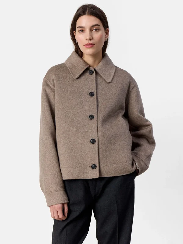 Levete Room Owa Jacket in Taupe