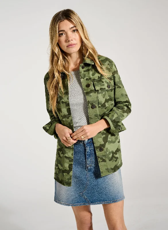 women's-winter-coats-for-casual-wear-Liz Organic Cotton Jacket | Khaki Camouflage