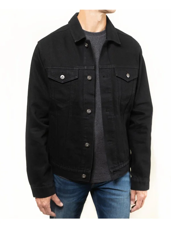 Mens Denim Short Trucker Jacket