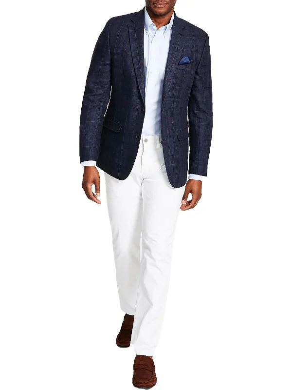 Mens Linen Slim Fit Sportcoat