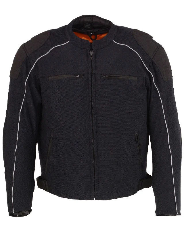 Men's Mesh Racing Jacket with Removable Rain Jacket