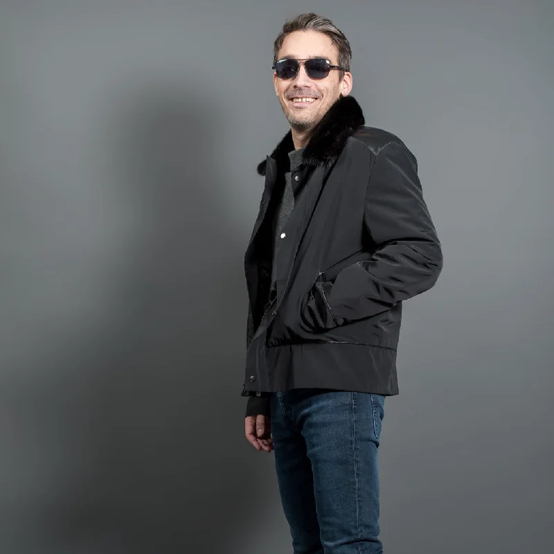 Men's mink fur jacket