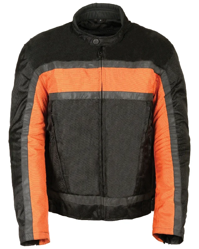 Men's Reflective Stripe Racer Jacket