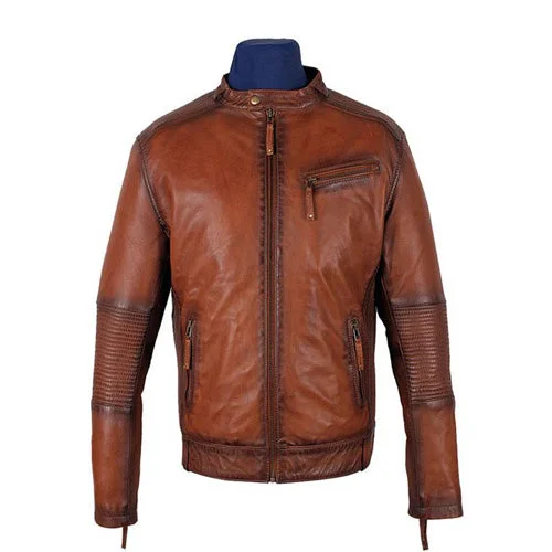 Men's Ruda Burnished Leather Jacket