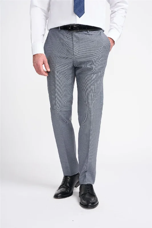 Men's Trousers Grey Formal Suit Pants