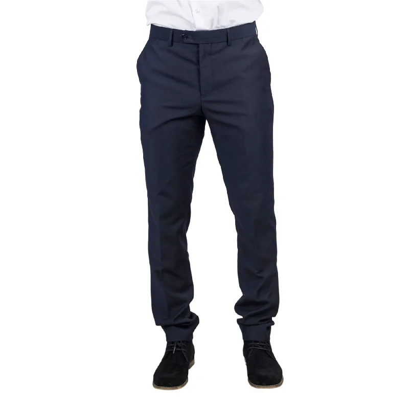 Men's Trousers Navy Blue Formal Suit Pant