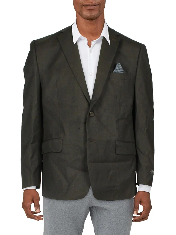 Mens Wool Classic Fit Suit Jacket