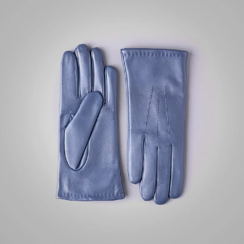 New Women Hand-Sewn Gloves Perfect Strech Sheepskin Leather Gloves