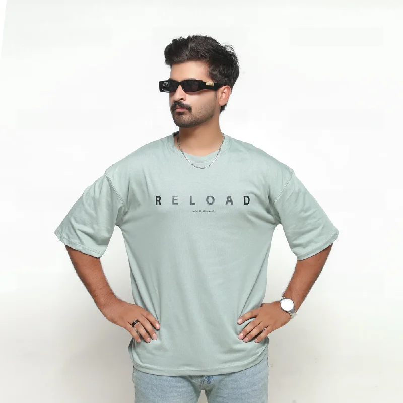 Premium Olive Green Drop Shoulder T-Shirt