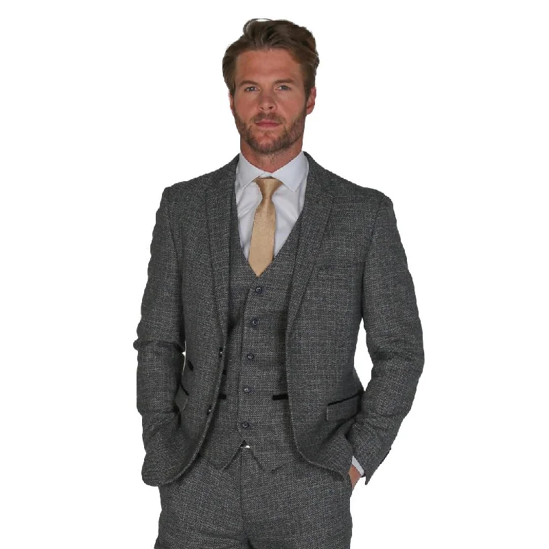 Ralph - Men's Classic Navy Tweed Blazer