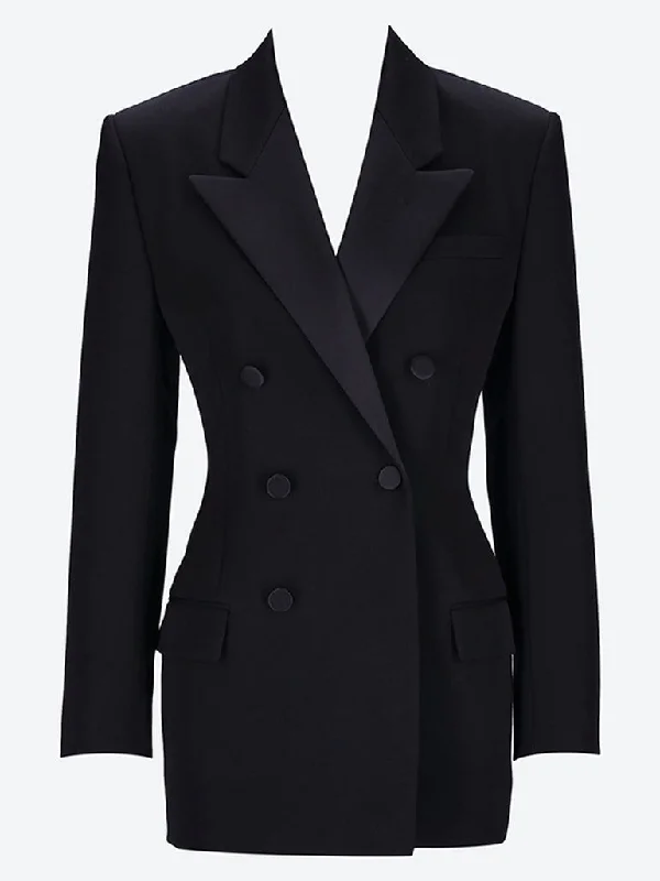 tailored-slim-fit-women's-coats-Ysl jacket