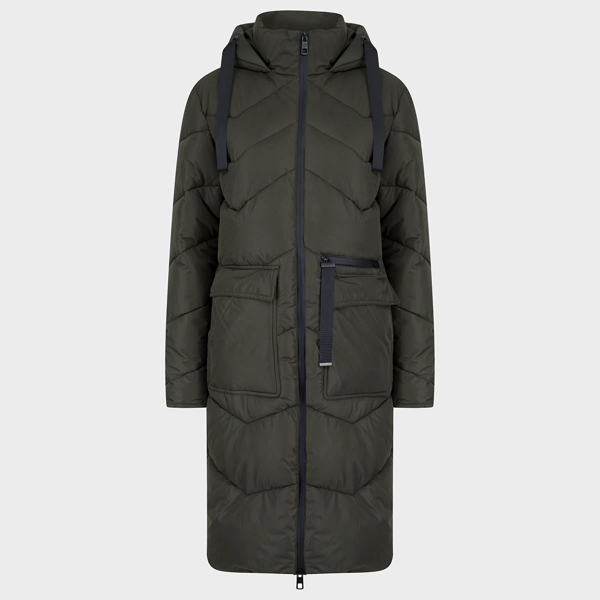 Saint and Sinner Chevron Padded Coat