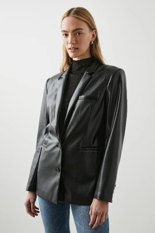 waterproof-women's-coats-STANTON BLAZER - BLACK