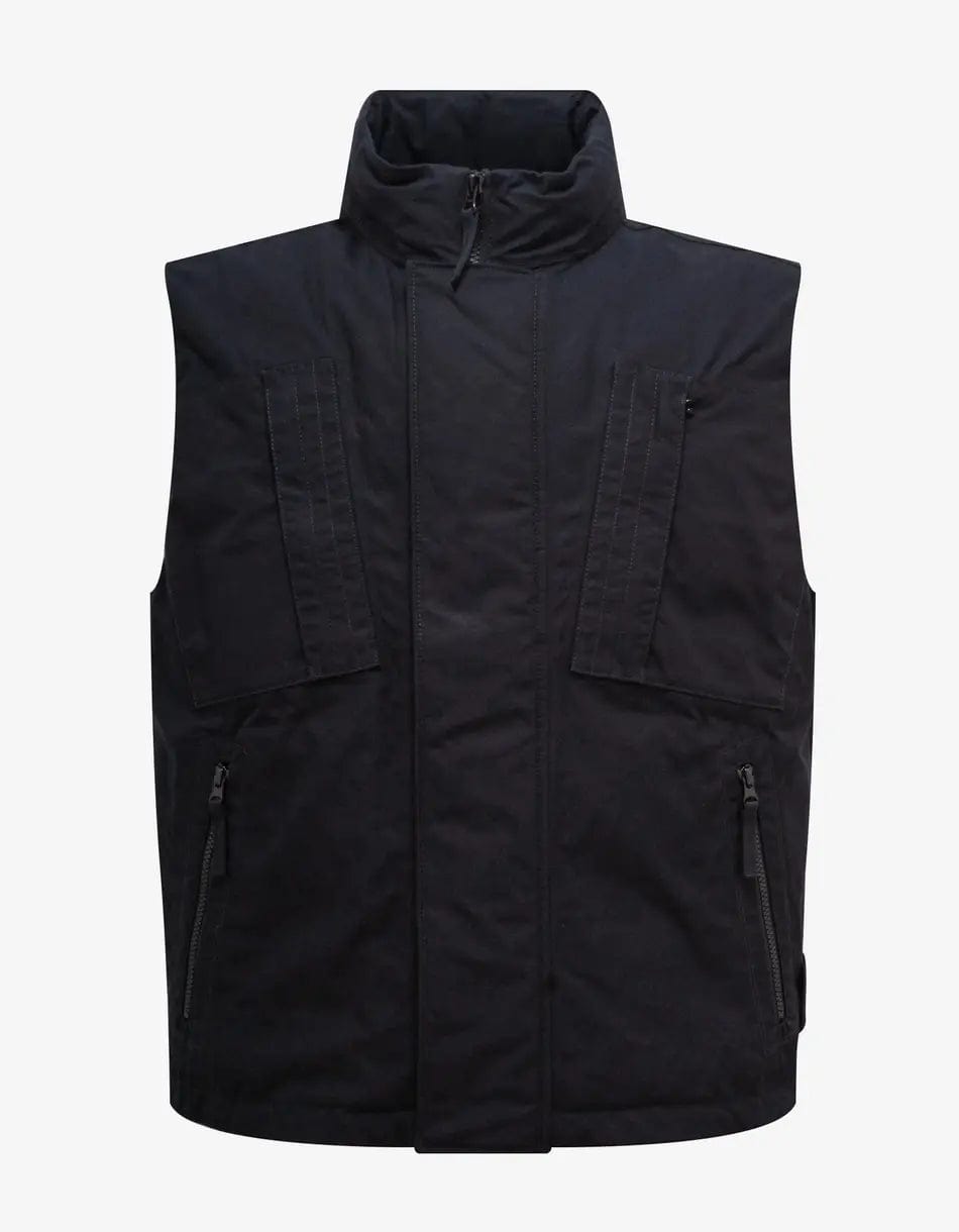 Stone Island Black Ghost Piece O-Ventile Down Gilet