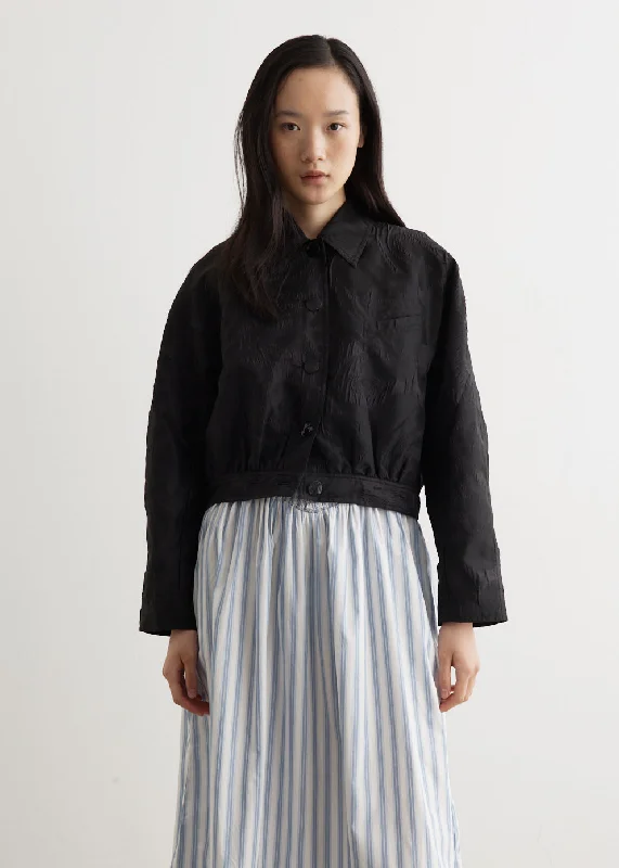 Textured Cloque Short Jacket