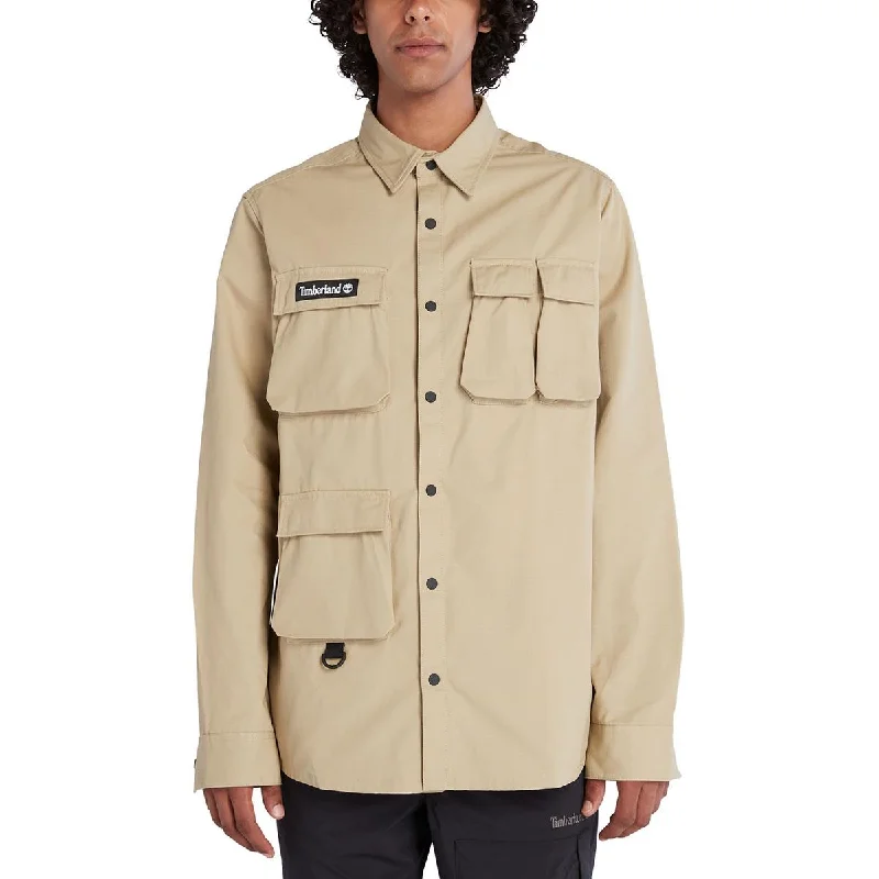 Timberland Mens Cotton Long Sleeve Utility Jacket