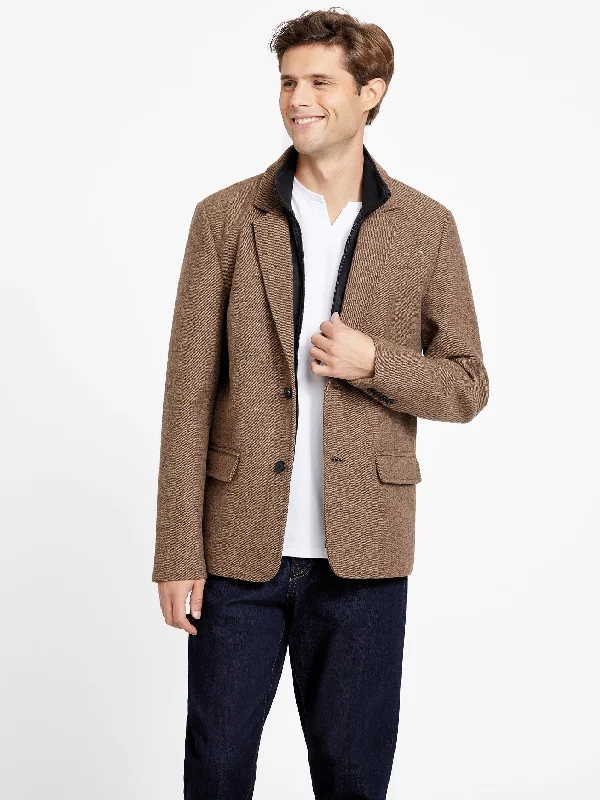 Wooley Nylon Inset Blazer