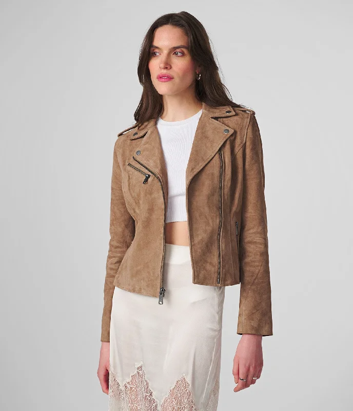 Madeline Asymmetrical Leather Jacket