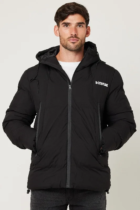 Wynford Puffer Jacket - Black