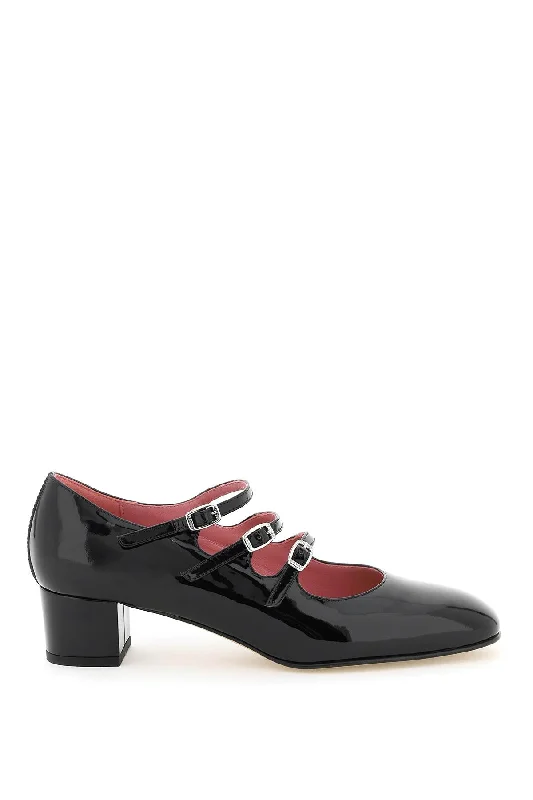 Patent Leather Kina Mary Jane  - Black