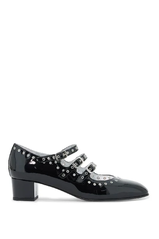 "mary Jane Camden With Eyelets  - Black