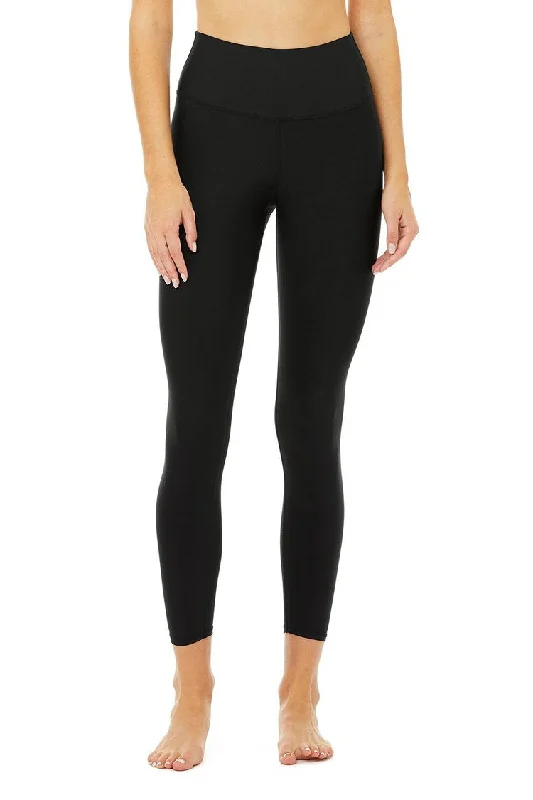 Alo Yoga Women's High Waist Airlift 7/8 Leggings - Black