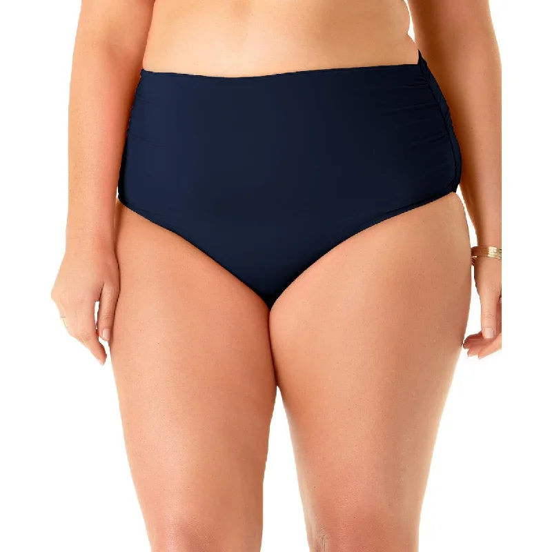 Anne Cole Womens Plus Convertible High Waist Swim Bottom Separates