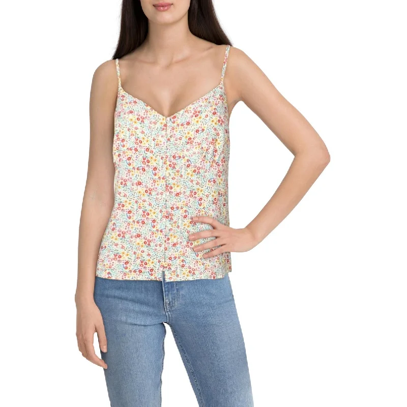 BB Dakota Womens Day Of Flower Lives Floral Crepe Cami