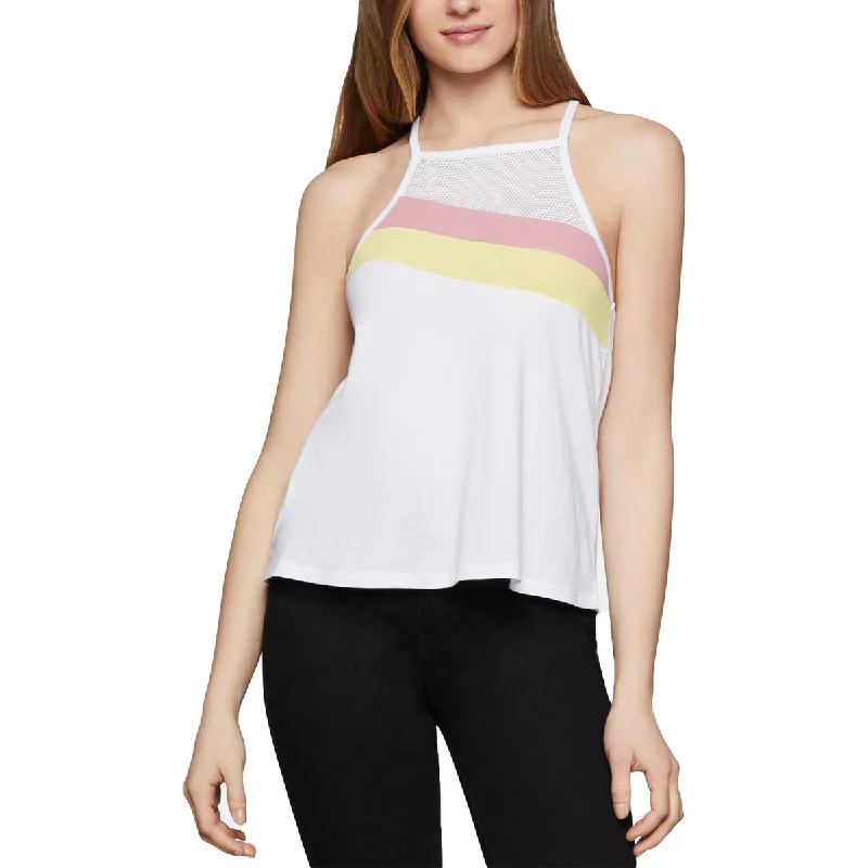 BCBGeneration Womens Modal Blend Mesh Tank Top