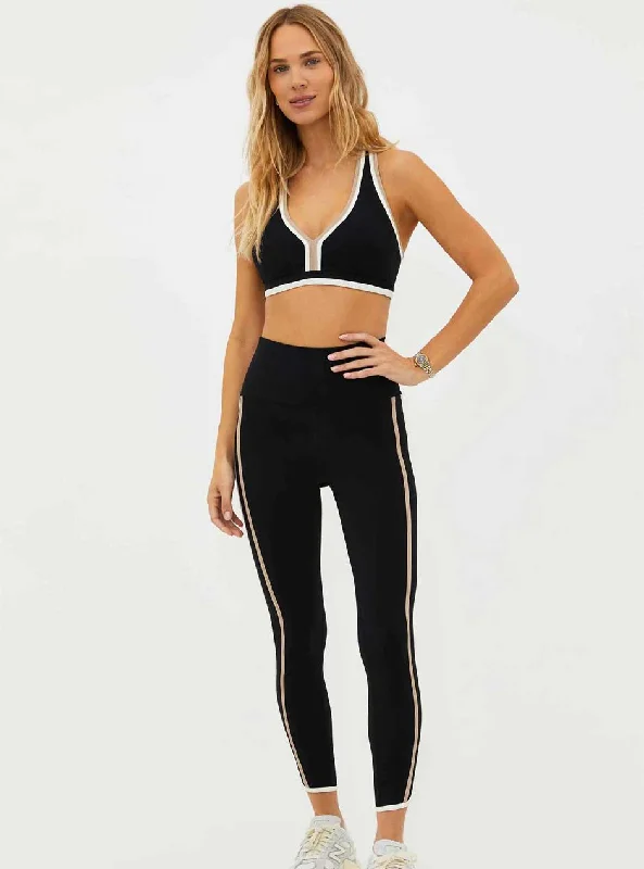 Beach Riot Women's Nella 7/8 Leggings - Sandshell Colorblock Black