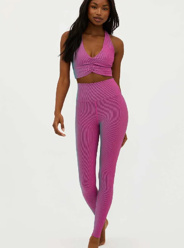 Beach Riot Women's Taylor Ribbed Leggings - Sorbet Two Tone Pink