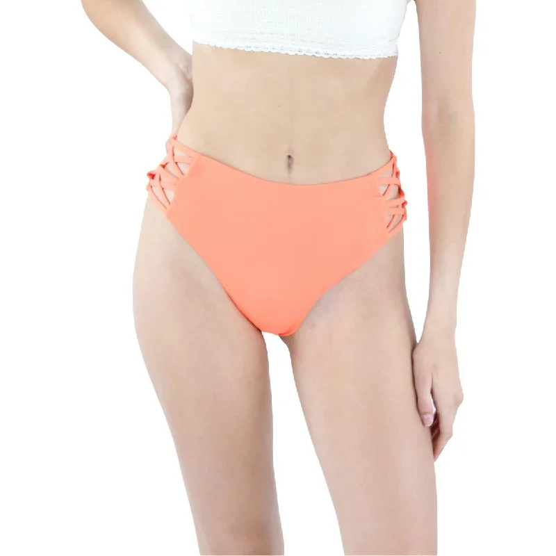 Bebe Womens Strappy Hipster Swim Bottom Separates