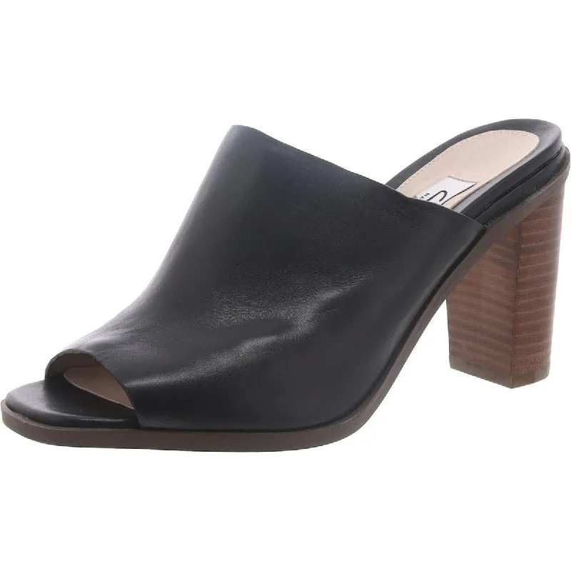 Image Gallery Womens Leather Slip-On Mules