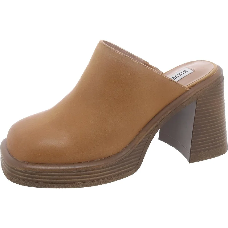 Foresight Womens Leather Slip-On Clogs