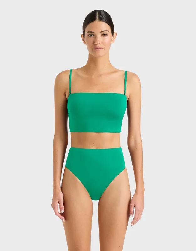 Sandy Bikini Top, Emerald