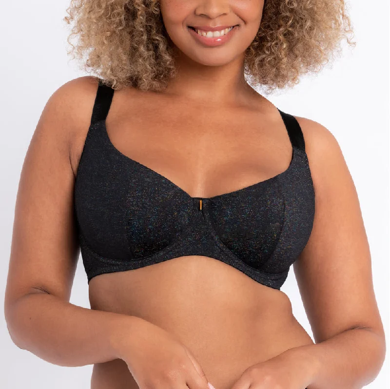 Curvy Kate All Night Black Multi Sparkle Balcony Bra 048114