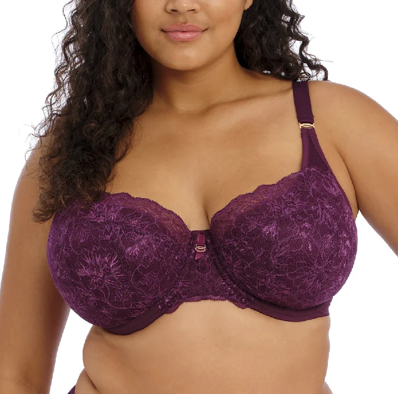 Elomi Brianna Blackberry Padded Balconette Bra 8081