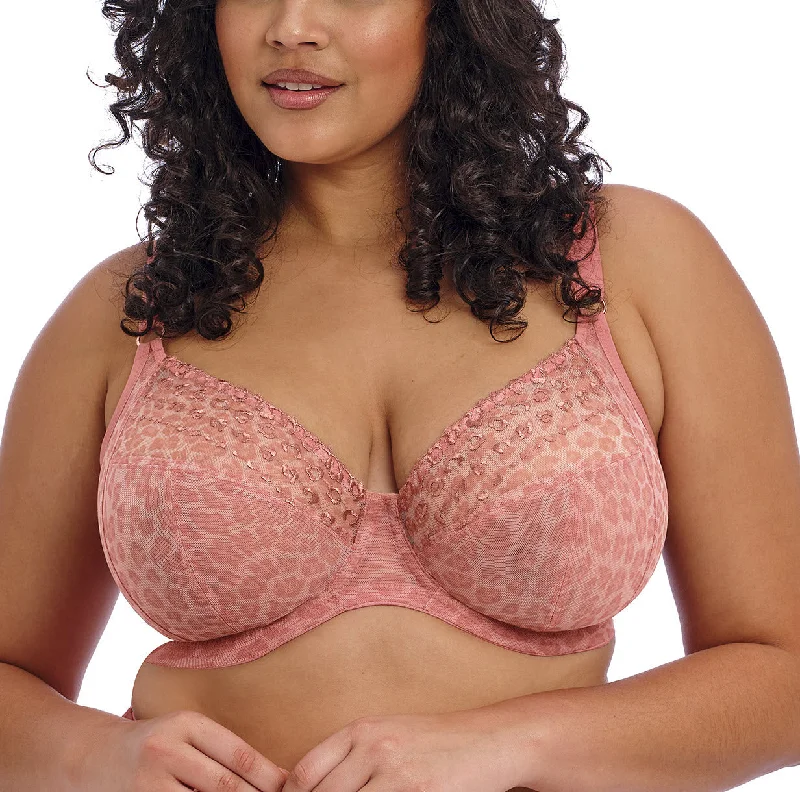 Elomi Matilda Rose Leo Unlined Sheer Plunge Bra 8900