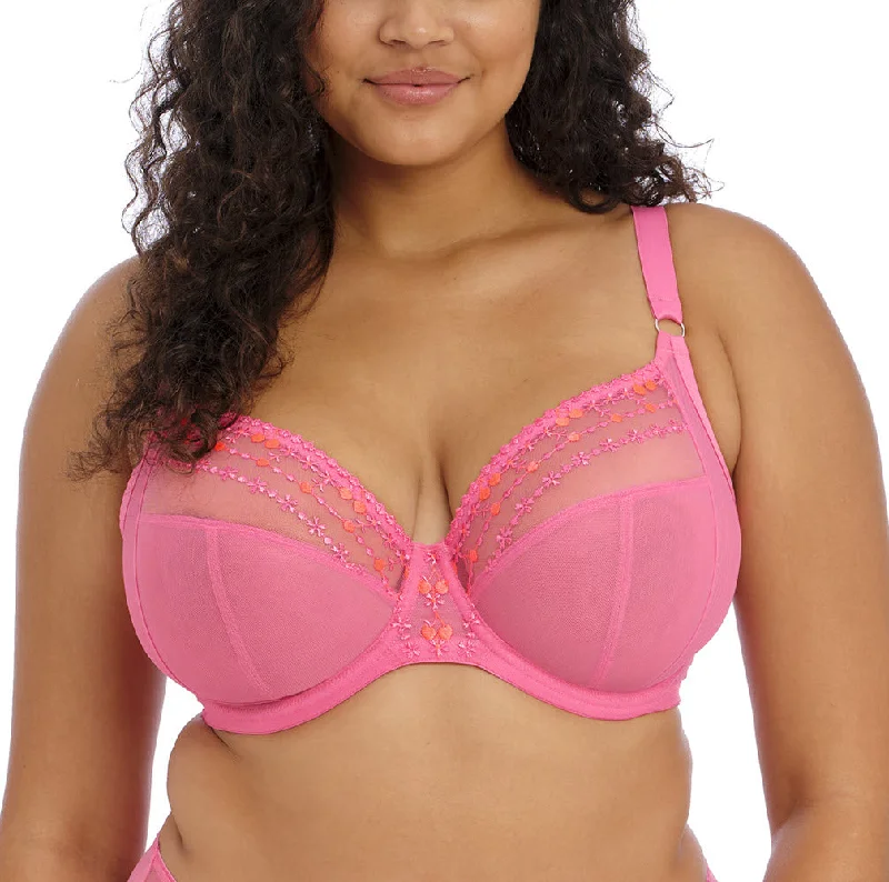 Elomi Matilda Wild Cherry Pink Unlined Plunge Bra 8900