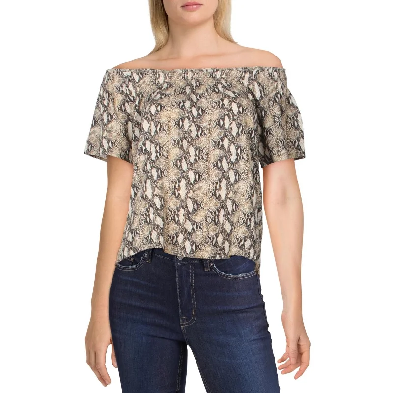 Generation Love Womens Cassidy Cotton Printed Casual Top