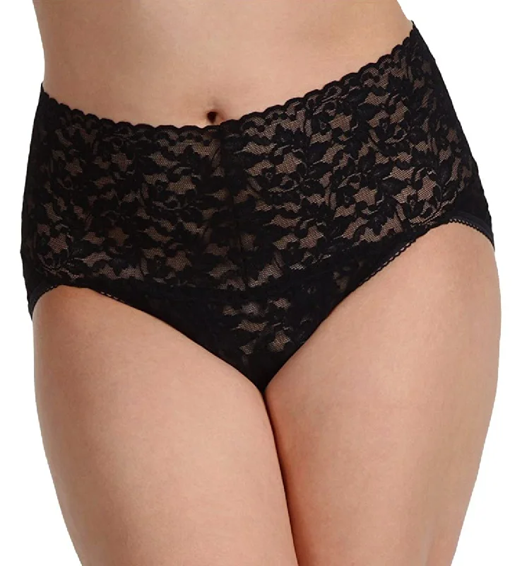 Hanky Panky Retro Lace V-kini (9K2124) - Black