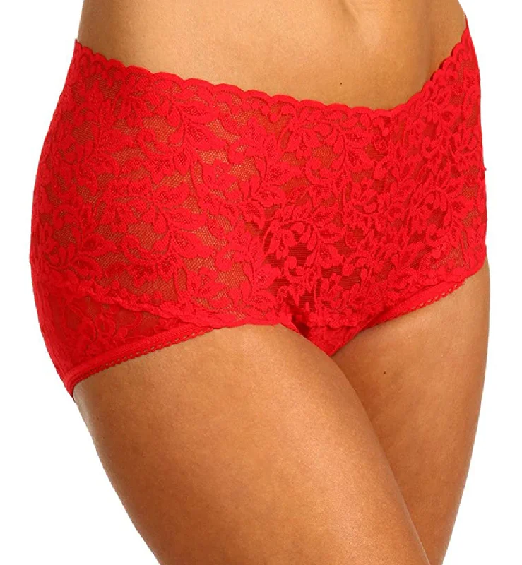 Hanky Panky Retro Lace V-kini (9K2124) - Red