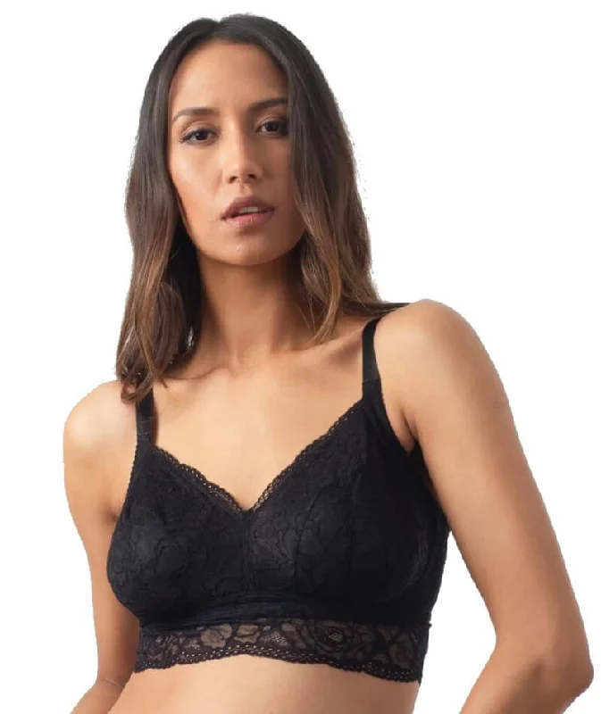 Hotmilk Heroine Maternity Wire-Free Bralette - Black