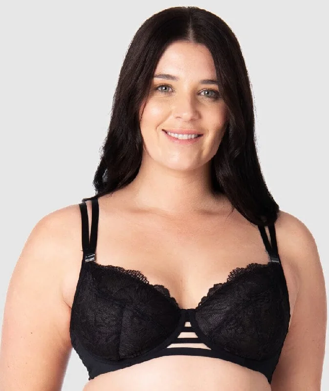 Hotmilk True Luxe Flexi-wire Nursing Bra - Black