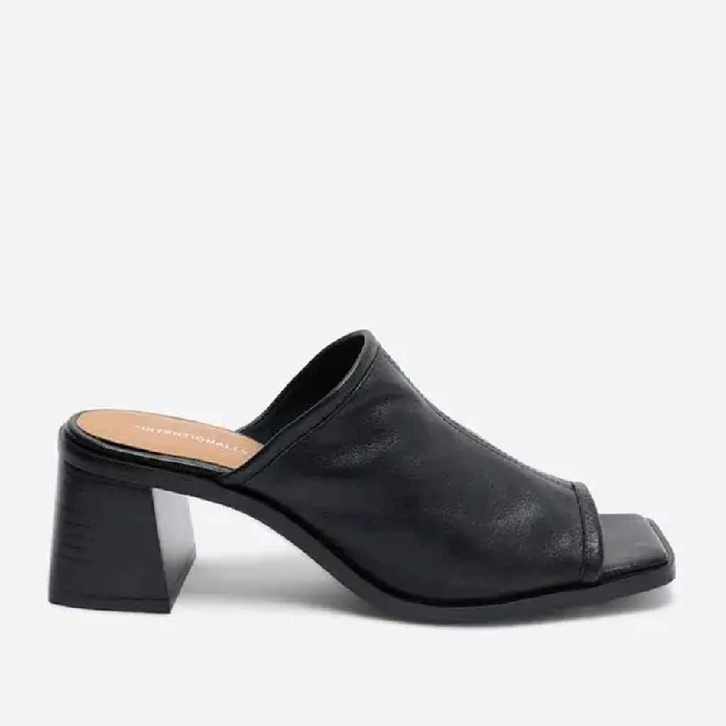 Intentionally _________  Adelaide Mule - Black