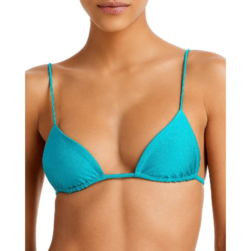 JADE Swim Womens Via Slide Halter Bikini Swim Top