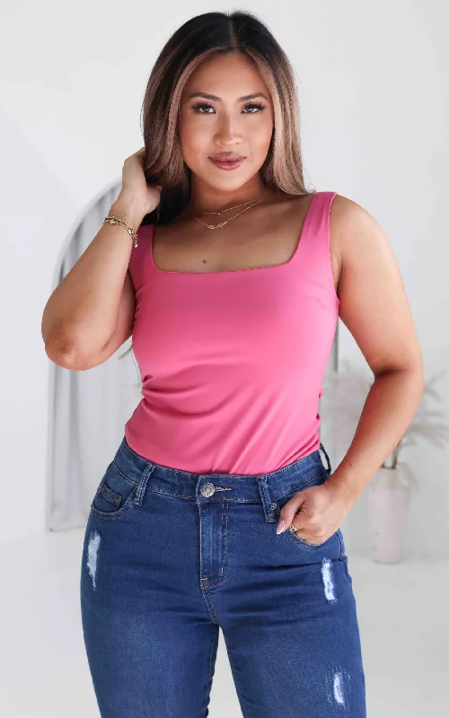 Khloe Tank Top - Pink