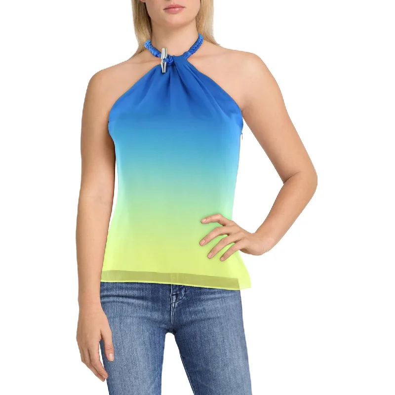 Lauren Ralph Lauren Womens Ombre Tank Halter Top