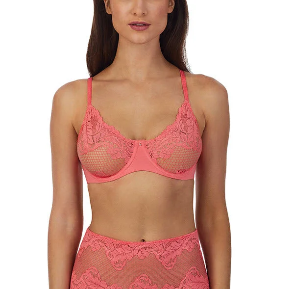 Le Mystere Lace Allure Demi Sweet Coral Lace Bra 8246