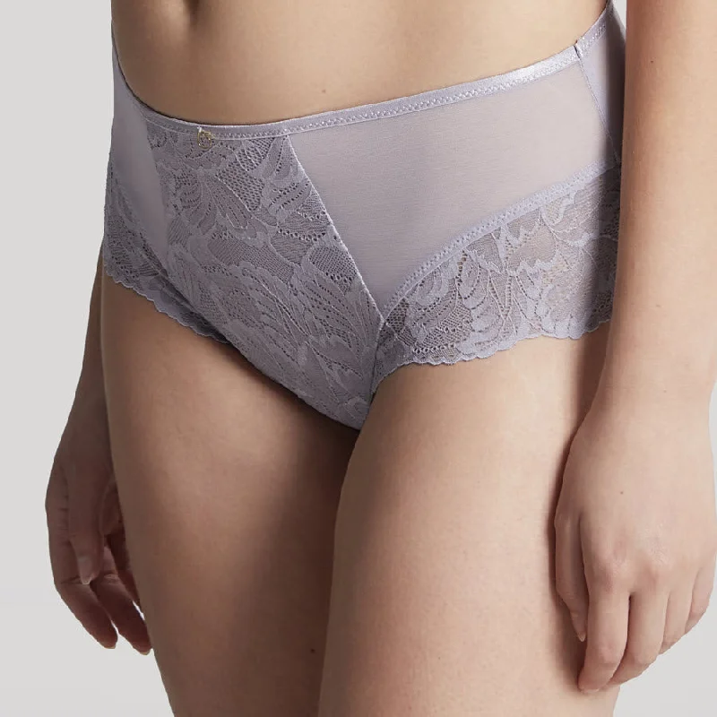 Panache Radiance Soft Thistle Mid Rise Brief Panty 10464